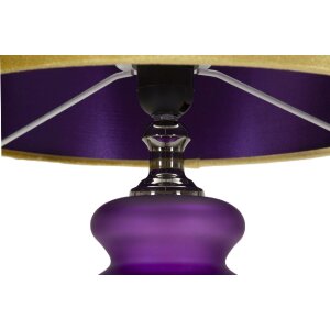 Mauro Ferretti tafellicht Milva Twee E27 Diameter 32,5x57,5 cm violet-goud