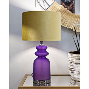 Mauro Ferretti tafellicht Milva Twee E27 Diameter 32,5x57,5 cm violet-goud