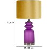 Mauro Ferretti tafellicht Milva Twee E27 Diameter 32,5x57,5 cm violet-goud
