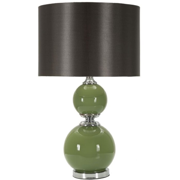 Mauro Ferretti Tafel lamp EVA Twee E27 Ø 38x65 cm groen zwart