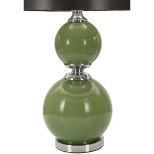 Mauro Ferretti Tafel lamp EVA Twee E27 Ø 38x65 cm groen zwart