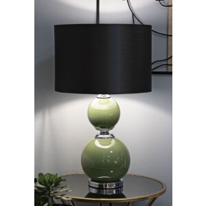 Mauro Ferretti Tafel lamp EVA Twee E27 Ø 38x65 cm groen zwart
