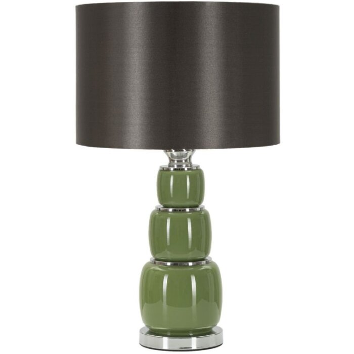 Mauro Ferretti Tafellamp Eva Drie E27 Ø 32,5x55 cm groen zwart