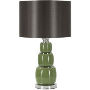 Mauro Ferretti Tafellamp Eva Drie E27 Ø 32,5x55 cm groen zwart