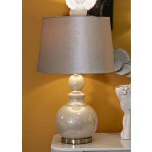 Mauro Ferretti Tafellamp Perly-Toren E27 Ø 37,5 x 61 cm parelmoervorm