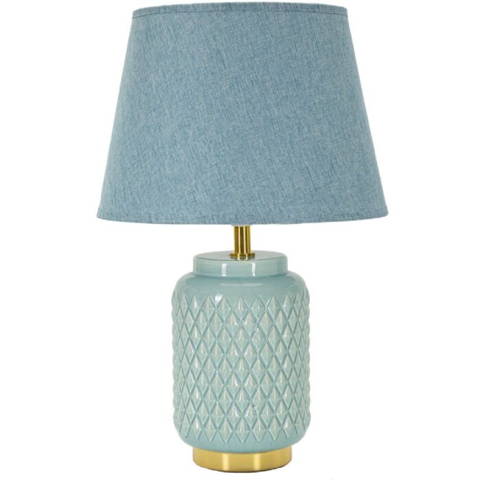 Mauro Ferretti Tafellamp Quadraat E27 Ø 28x44 cm helderblau