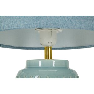 Mauro Ferretti Tafellamp Quadraat E27 Ø 28x44 cm helderblau