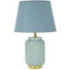 Mauro Ferretti Tafellamp Quadraat E27 Ø 28x44 cm helderblau