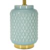 Mauro Ferretti Tafellamp Quadraat E27 Ø 28x44 cm helderblau
