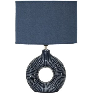 Mauro Ferretti Tafellamp Seta E14 28,5x15x43 cm blau