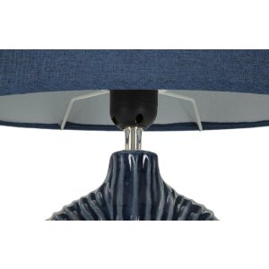 Mauro Ferretti Tafellamp Seta E14 28,5x15x43 cm blau