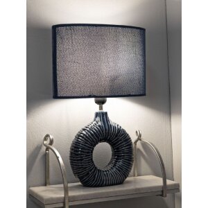 Mauro Ferretti Tafellamp Seta E14 28,5x15x43 cm blau