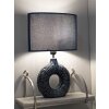 Mauro Ferretti Tafellamp Seta E14 28,5x15x43 cm blau