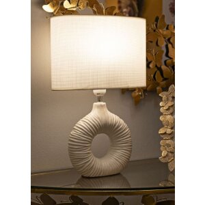 Mauro Feretti tafellamp Seta E14 28,5x15x43 cm wit