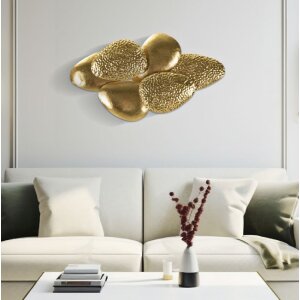 Mauro Ferretti Wande lamp Shell E14 44x11x28 cm goud