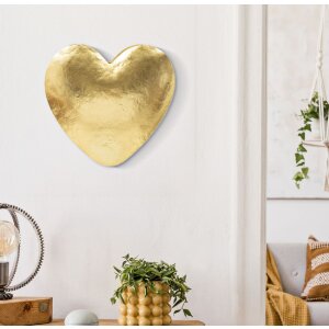 Mauro Ferretti Wandlamp Goudig Hart E14 25,5x15x24 cm goud