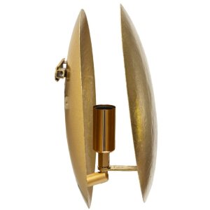Mauro Ferretti Wandlamp Ronde Goldy E14 Ø 26x13 cm goud