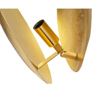 Mauro Ferretti Wandlamp Ronde Goldy E14 Ø 26x13 cm goud