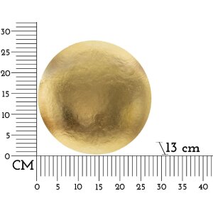 Mauro Ferretti Wandlamp Ronde Goldy E14 Ø 26x13 cm goud