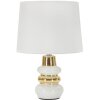 Mauro Ferretti Liara tafellamp E14 Ø 23x32 cm wit goud