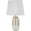 Mauro Ferretti tafellamp Cassy E27 Ø 25×40,5 cm wit goud