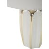 Mauro Ferretti tafellamp Cassy E27 Ø 25×40,5 cm wit goud