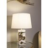 Mauro Ferretti tafellamp Florida E27 Ø 30x43,5 cm wit goud