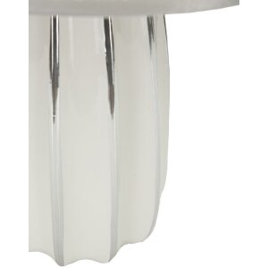 Mauro Ferretti tafelalampe Emmi E27 Ø 30x45 cm wit zilver