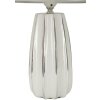 Mauro Ferretti tafelalampe Emmi E27 Ø 30x45 cm wit zilver