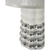 Mauro Ferretti Tafellamp Lace E14 Ø 23x33 cm wit zilver