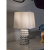 Mauro Ferretti Tafellamp Lace E14 Ø 23x33 cm wit zilver