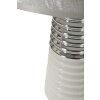 Mauro Ferretti Tafellamp Candela E27 Ø 25x41 cm wit zilver