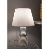 Mauro Ferretti Tafellamp Candela E27 Ø 25x41 cm wit zilver
