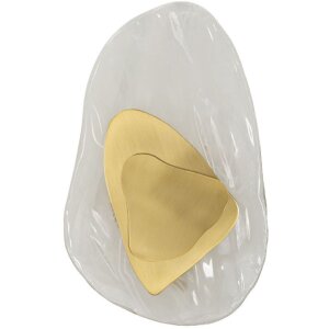 Mauro Ferretti wandlamp Ozean Goud E14 21x8x31 cm goud wit