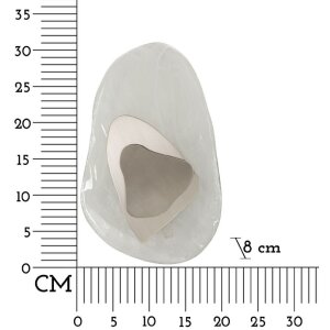 Mauro Ferretti Wandlamp Ozean Zilver E14 21x8x31 cm zilver wit