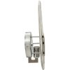 Mauro Ferretti Wandlamp Ozean Zilver E14 21x8x31 cm zilver wit