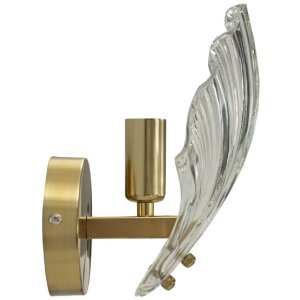 Mauro Ferretti Wandlamp Muschel E14 20x14x22 cm goud natuur