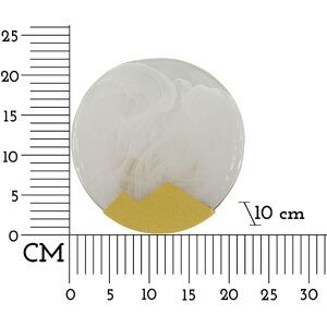 Mauro Ferretti Wande lamp Mond E14 Ø 20x10 cm goud wit