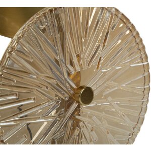 Mauro Ferretti Wandlamp Sonnenopgang E14 20x14x41 cm goud natuur