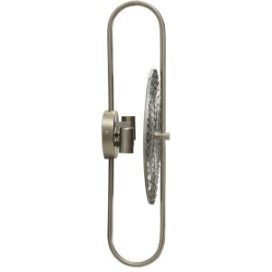 Mauro Ferretti Wandverlichting Silbird E14 28x15x54 cm zilver