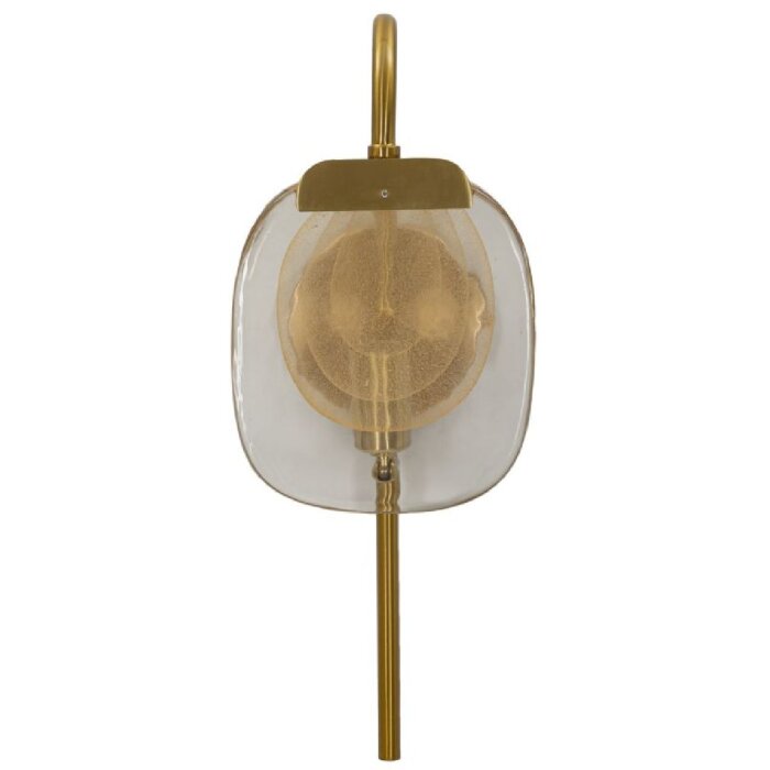 Mauro Ferretti Wandlamp Softy E14 15x14x38 cm goud natuur