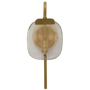 Mauro Ferretti Wandlamp Softy E14 15x14x38 cm goud natuur