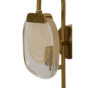 Mauro Ferretti Wandlamp Softy E14 15x14x38 cm goud natuur