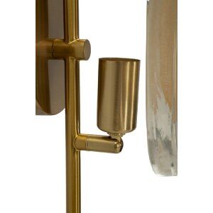 Mauro Ferretti Wandlamp Softy E14 15x14x38 cm goud natuur