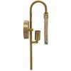 Mauro Ferretti Wandlamp Softy E14 15x14x38 cm goud natuur