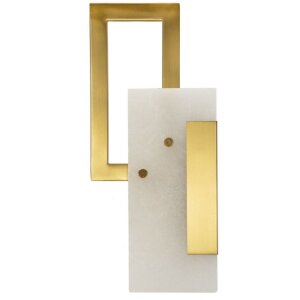 Mauro Ferretti Wandlamp Würfel E14 15x8x33 cm goud...
