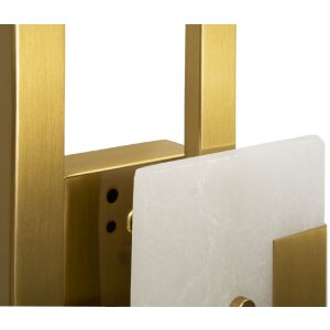 Mauro Ferretti Wandlamp Würfel E14 15x8x33 cm goud gesatineerd
