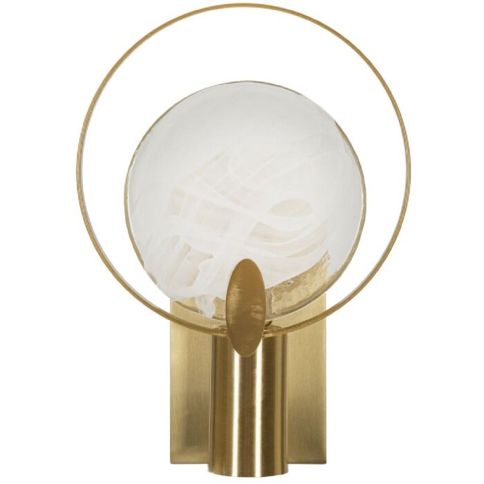 Mauro Ferretti Wandlamp Oklan E14 20x10x29 cm goud natuur