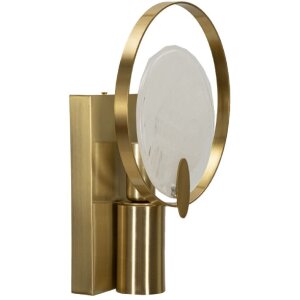 Mauro Ferretti Wandlamp Oklan E14 20x10x29 cm goud natuur