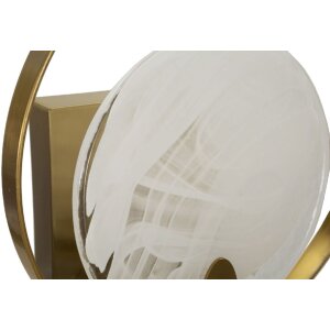 Mauro Ferretti Wandlamp Oklan E14 20x10x29 cm goud natuur